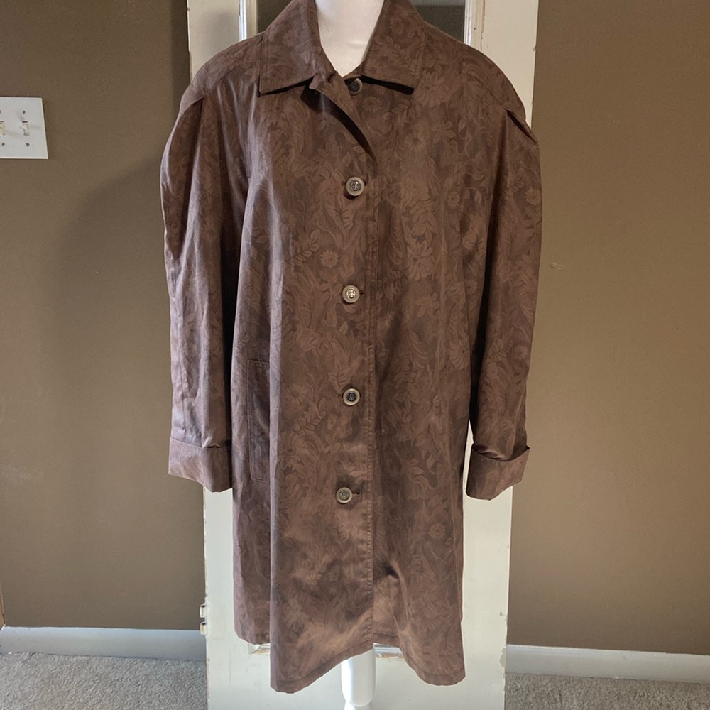 Vintage London Fog Floral Coat